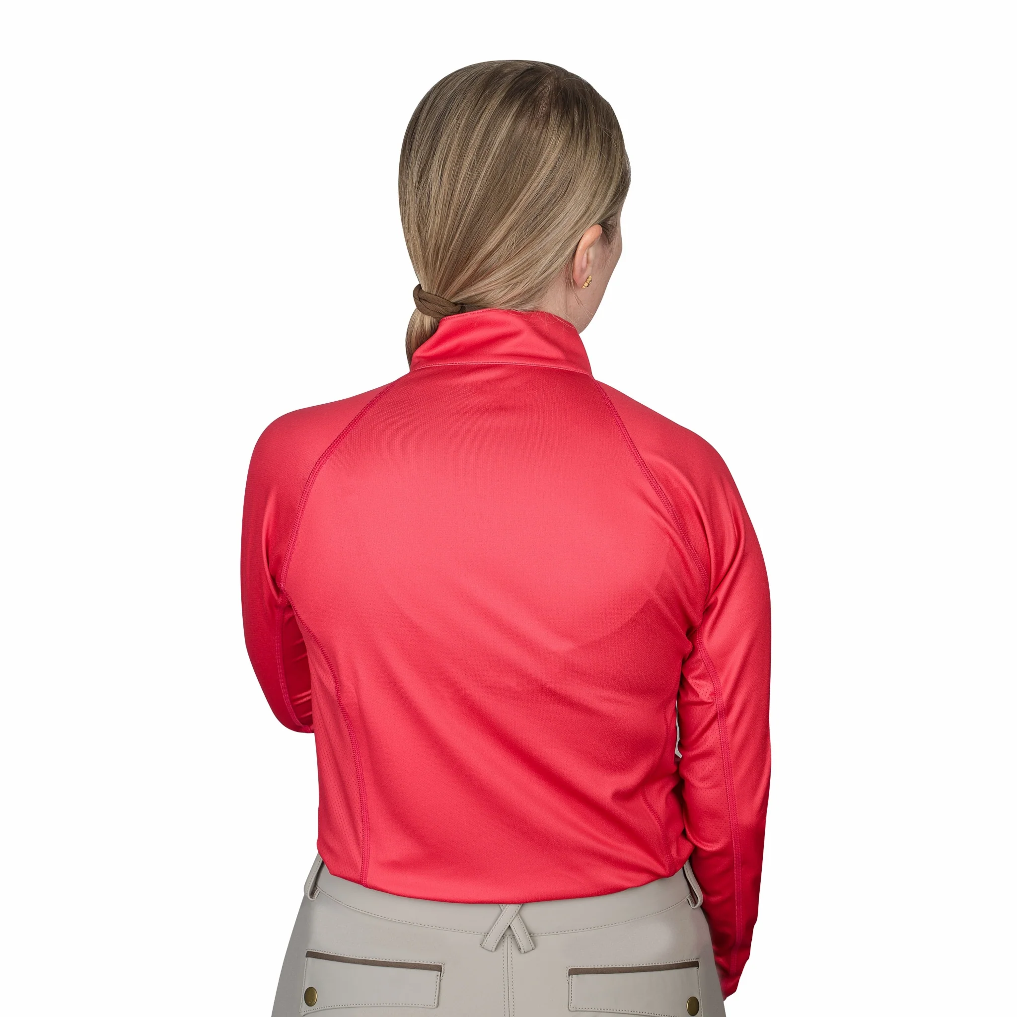Ovation Ladies Quarter Zip Long Sleeve Sun Shirt - Image 11