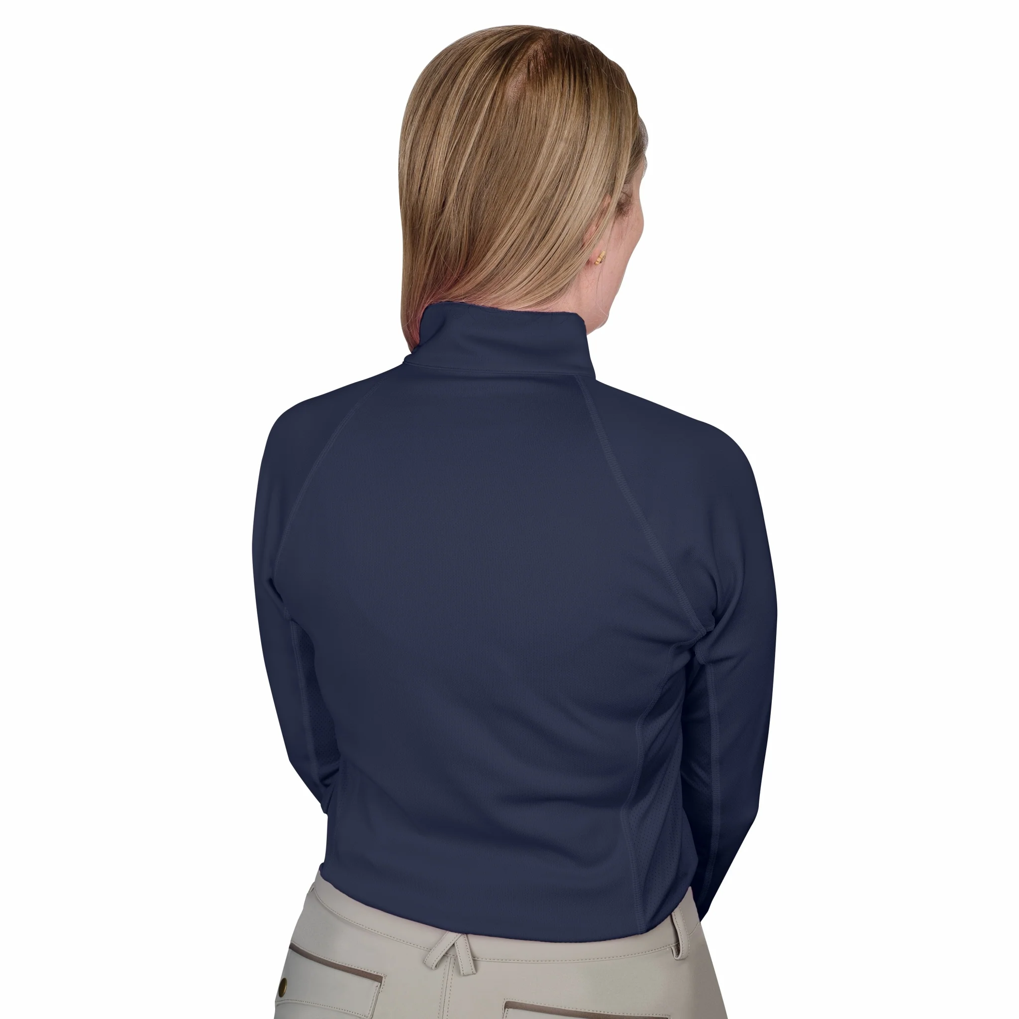 Ovation Ladies Quarter Zip Long Sleeve Sun Shirt - Image 13