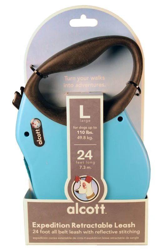Paws/Alcott Retract Leash Up To 110 Lbs L Pink - Image 3