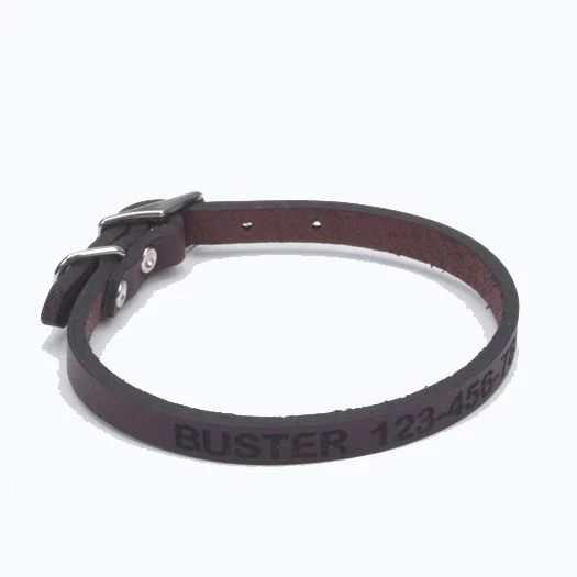 Personalized Leather Dog Collar - Image 3