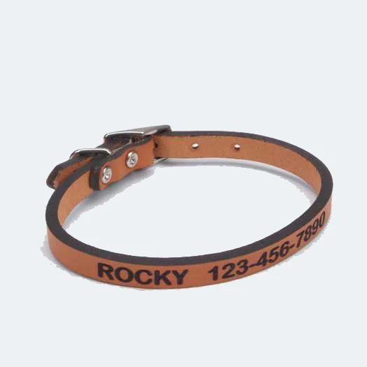 Personalized Leather Dog Collar - Image 4