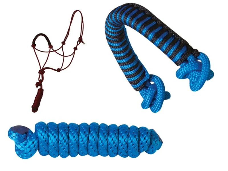 Pony Noseband Rope Halter 7ft Lead