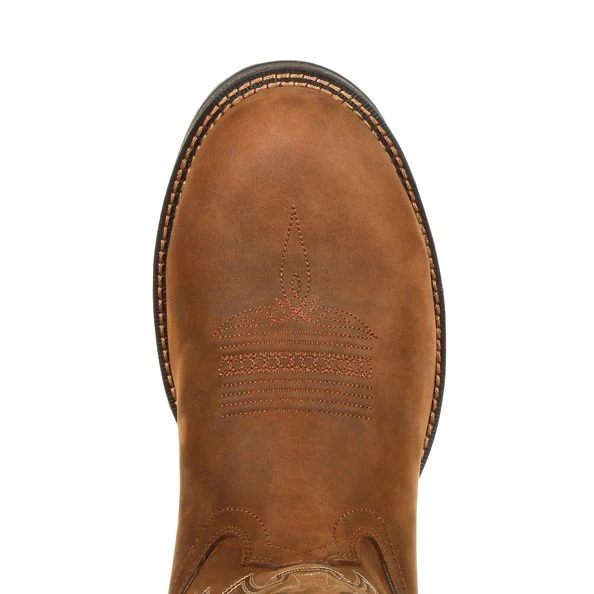 Rebel Durango Mens WP Rnd Toe Coyote Boots - Image 4