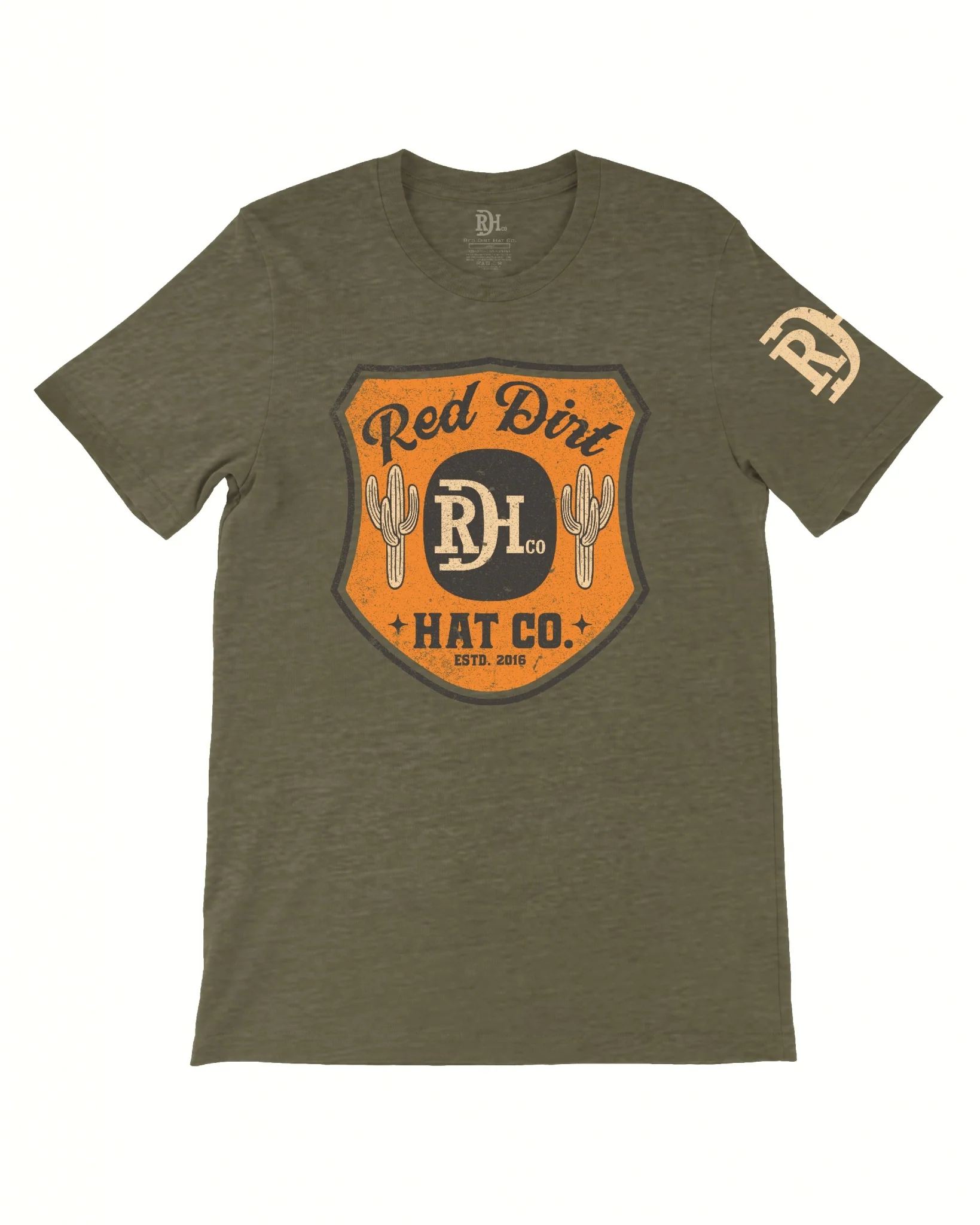Red Dirt Hat Co Buffalo Badge T-Shirt