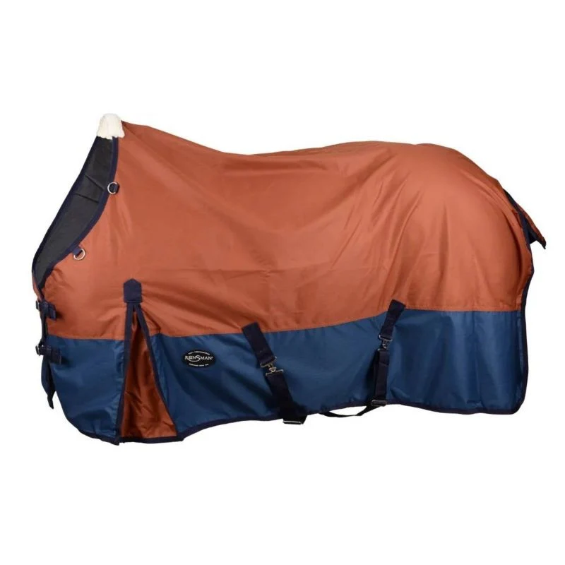 Reinsman Classic Rain Sheet 81 Blue/Brown - Image 2