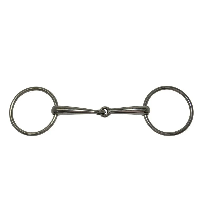 Diamond R Loose Ring Snaffle Bit