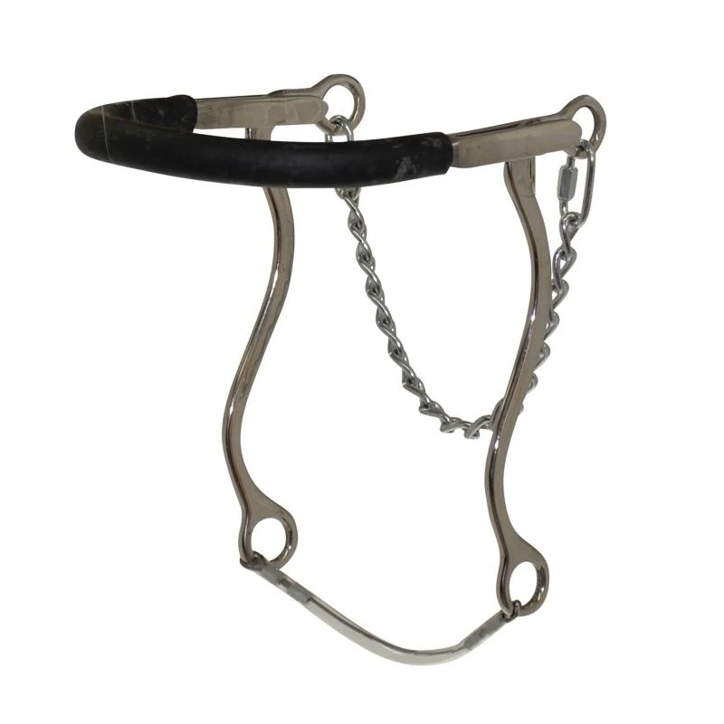 Diamond R Rubber Nose Mechanical Hackamore