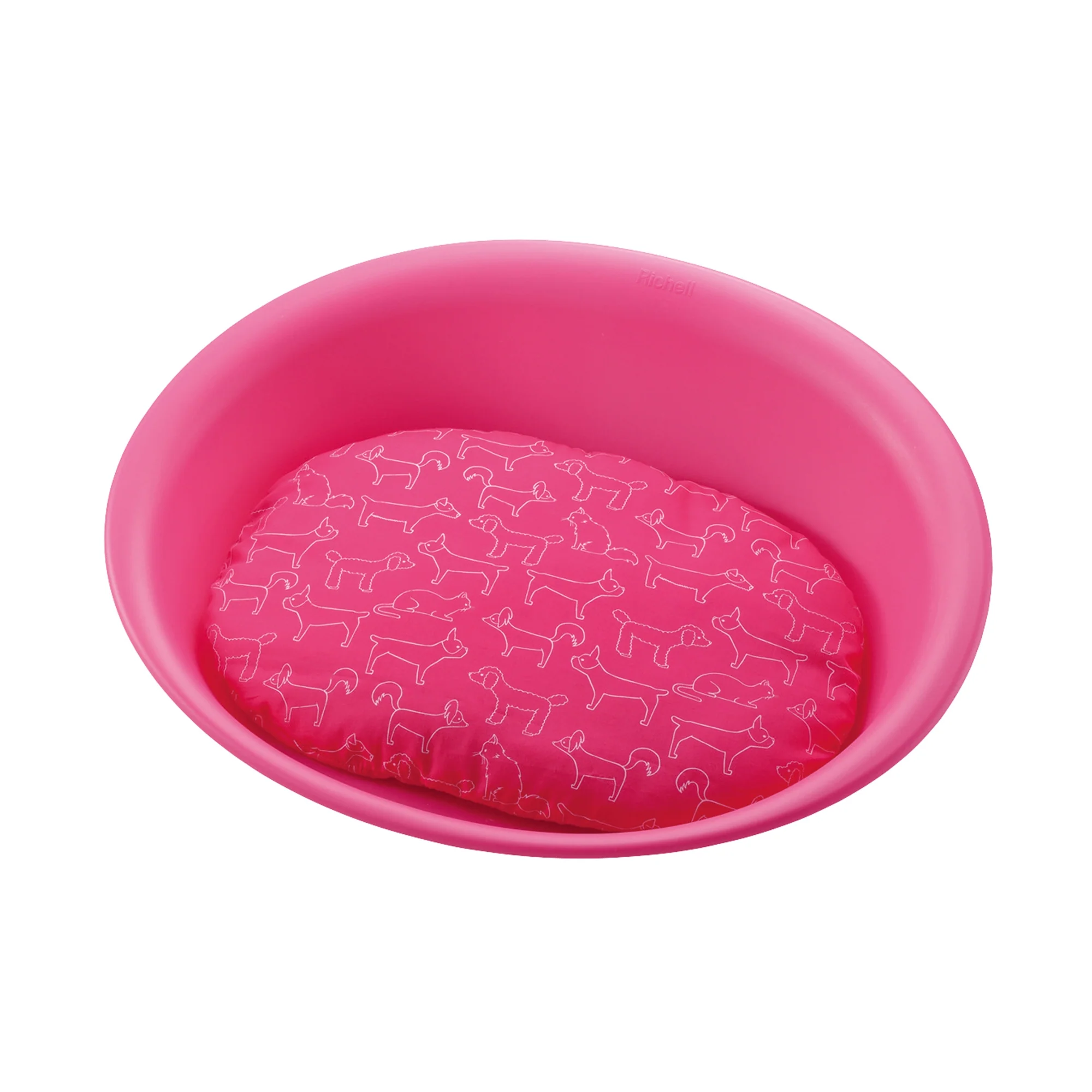 Richell Oval Plastic Pet Bed - Image 4