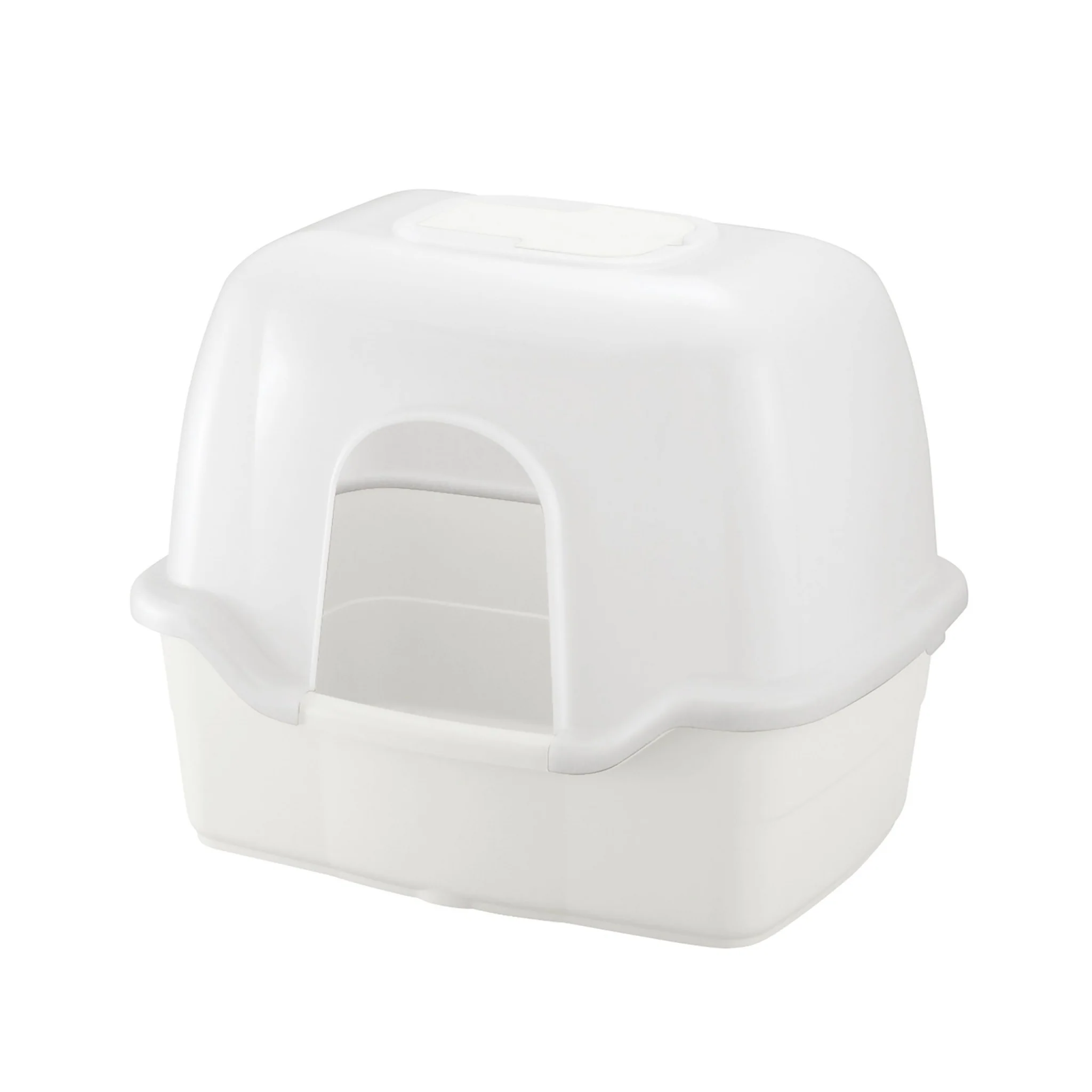 Richell PAW TRAX Wide Hooded Cat Litter Box - Image 2
