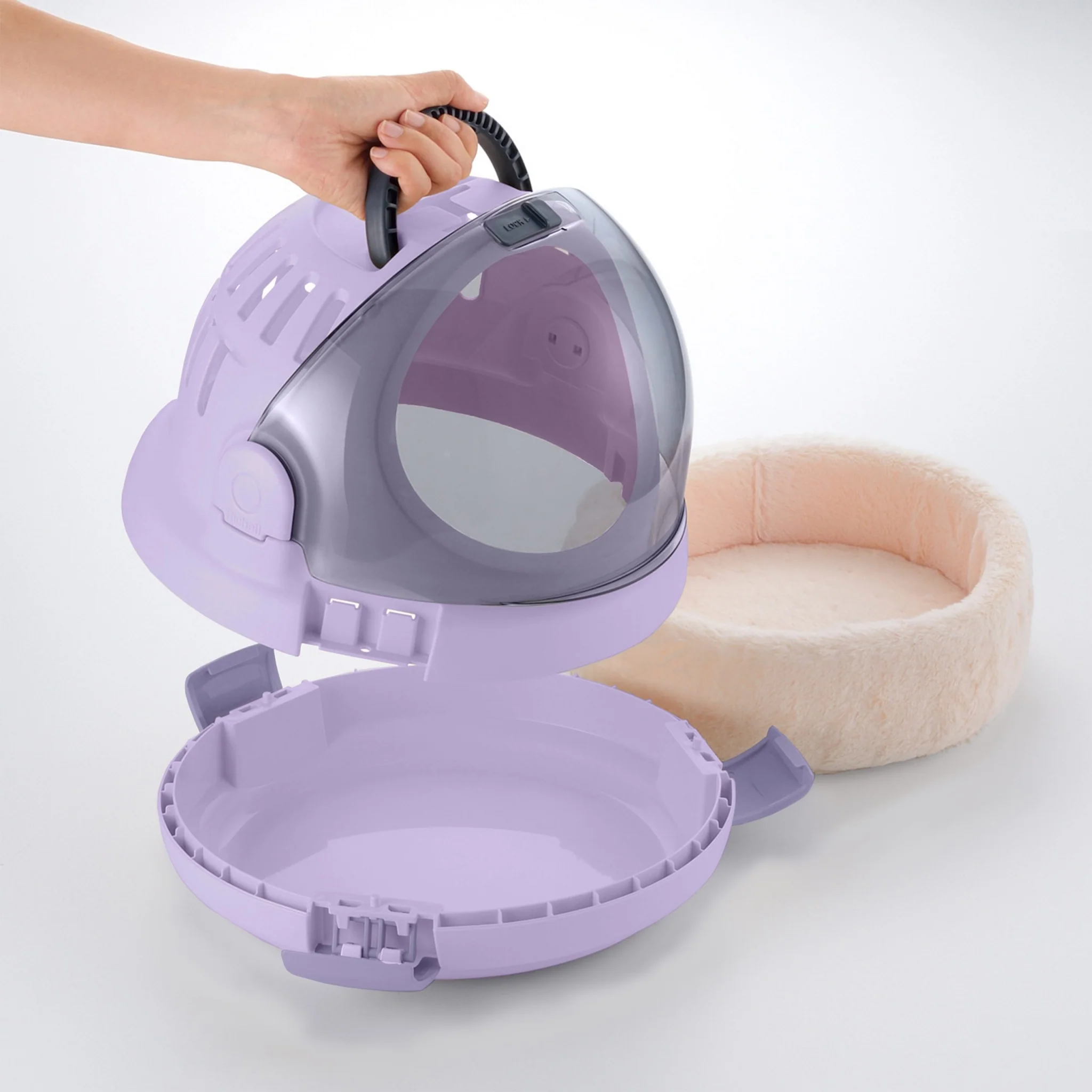 Richell Space Capsule Pet Carrier & Bed - Image 17