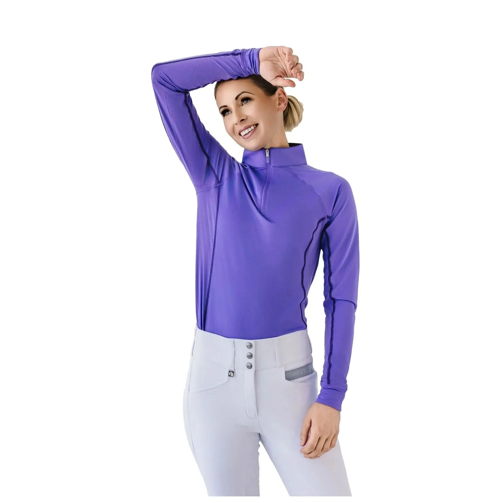 Romfh Ladies 1/4 Zip LS Sunshirt - Image 2