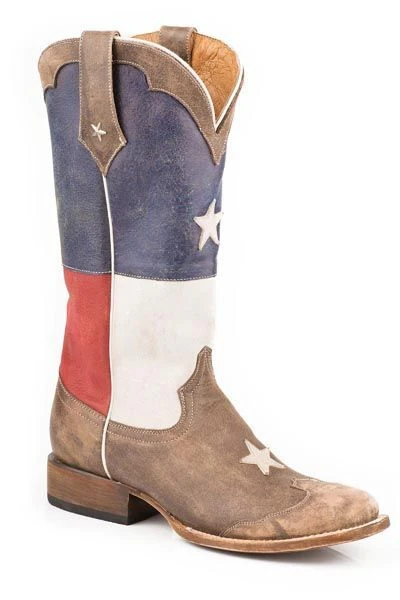 Roper Ladies Lone Star Sq Toe Boots - Image 4