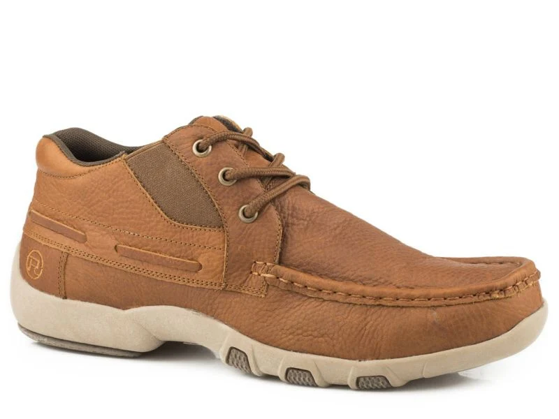 Roper Mens Chuck Chukka Shoe Tan - Image 2