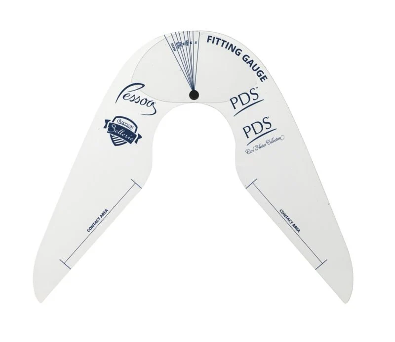 Saddle Gullet Gauge Clear