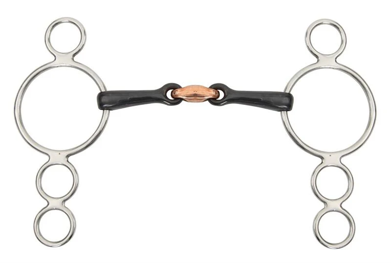 Shires Three Ring Sweet Iron Dutch Gag Bit