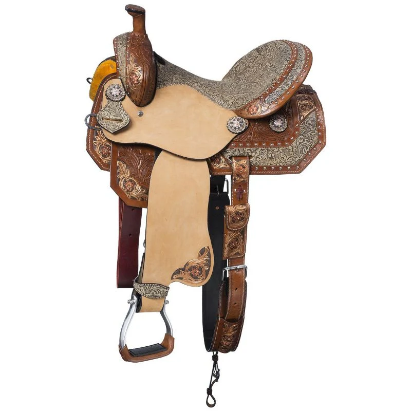 Silver Royal Jameson Barrel Saddle - Image 3