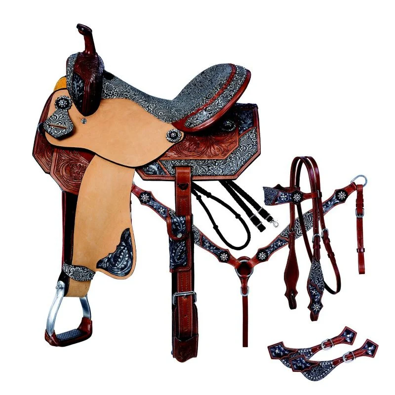 Silver Royal Jameson Barrel Saddle 5-PC Package - Image 3