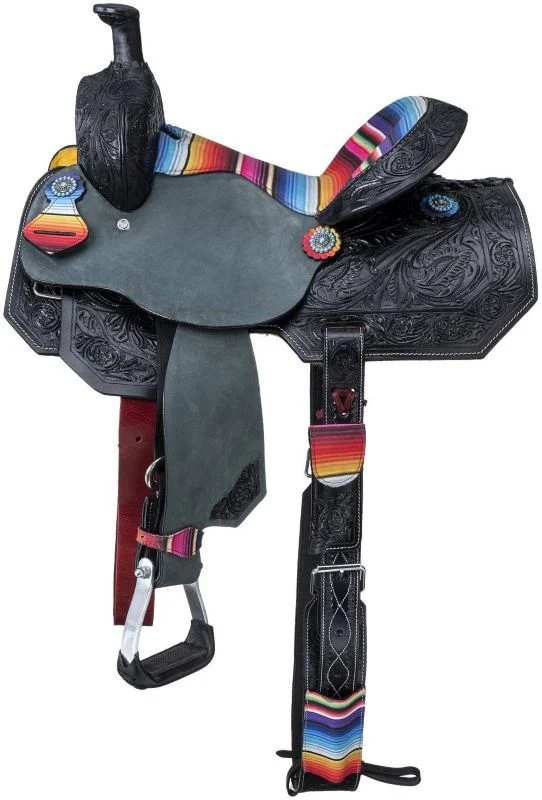 Silver Royal Serape Barrel Saddle Pkg - Image 4