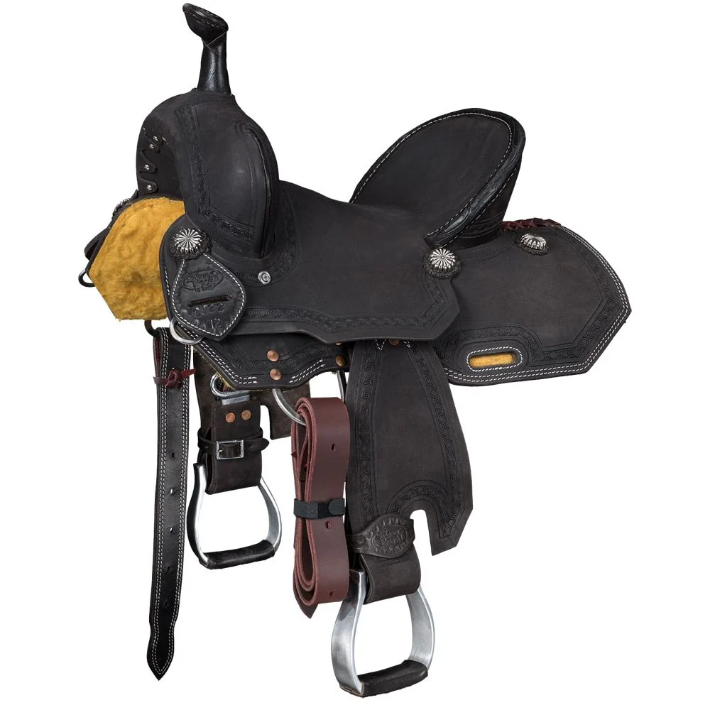 Silver Royal Youth Brownsville Barrel Saddle - Image 2