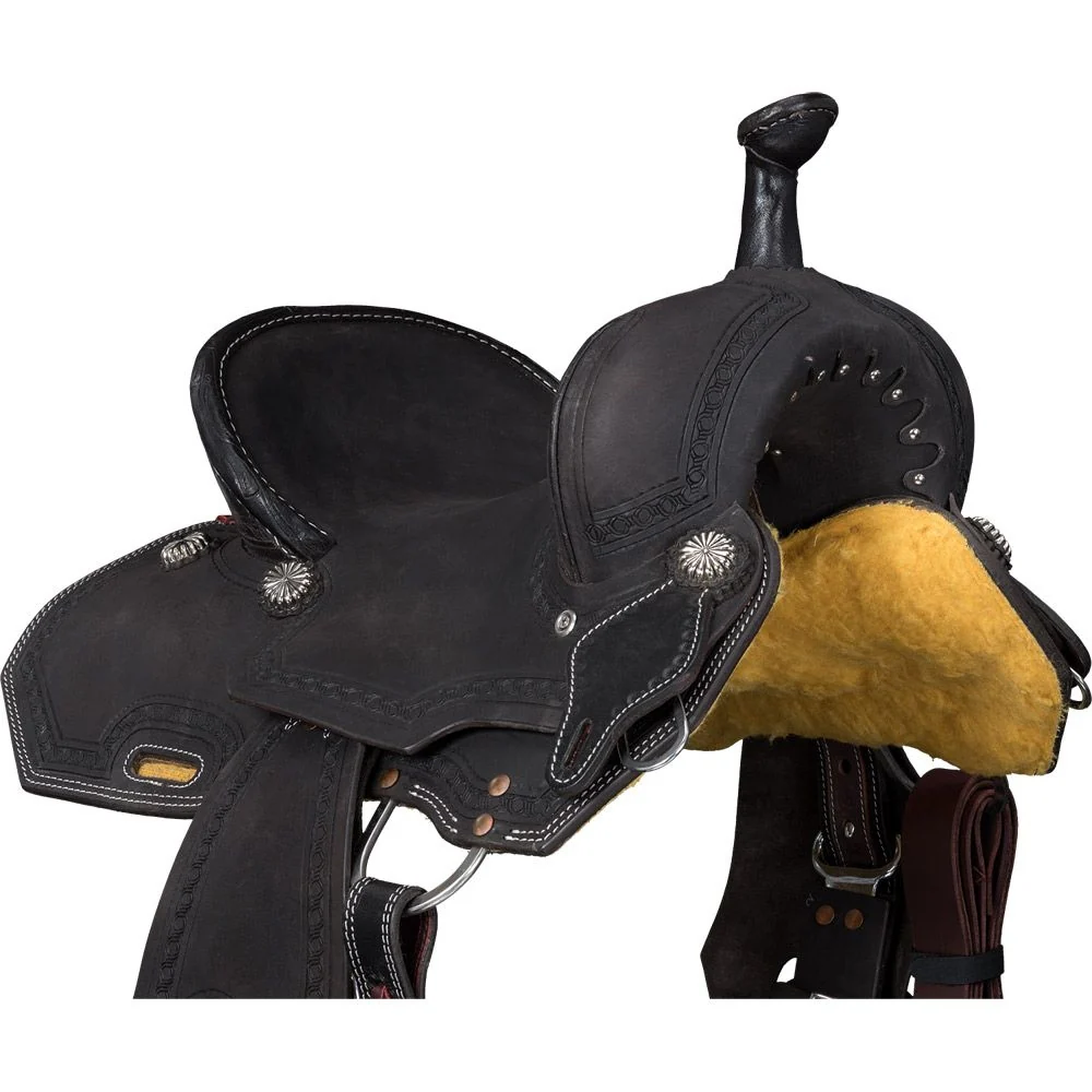 Silver Royal Youth Brownsville Barrel Saddle - Image 3