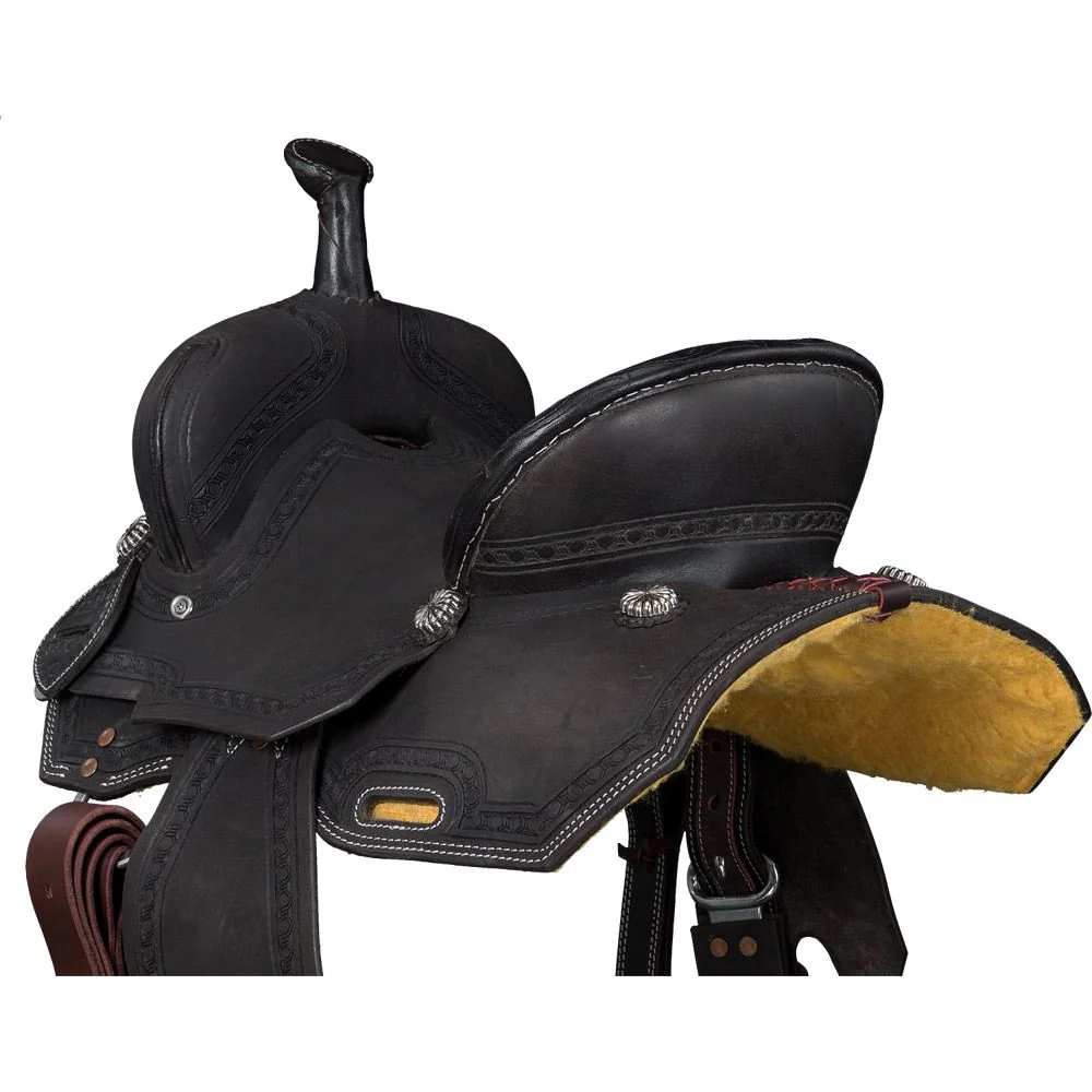 Silver Royal Youth Brownsville Barrel Saddle - Image 4