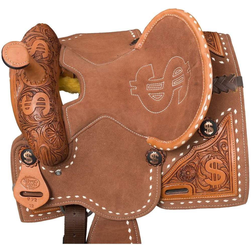 Silver Royal Youth Ca$h Barrel Saddle - Image 5