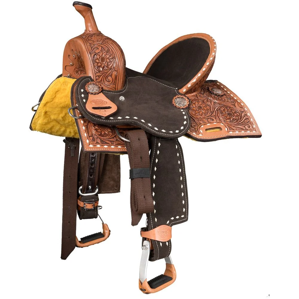 Silver Royal Youth Short Go Barrel Saddle - Image 2