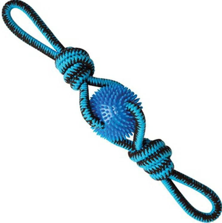 Snugz Spikey Beast Rope Tug 24in Grn