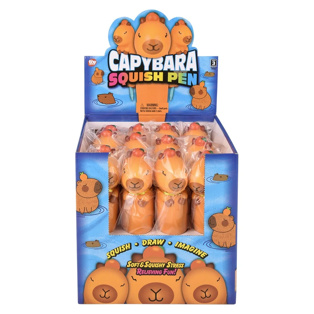 Squish Capybara Fidget Toy Pen - Image 5