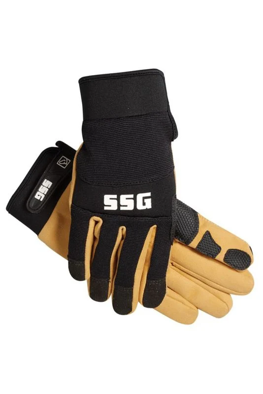 SSG Lunge Glove Black Tan - Image 3