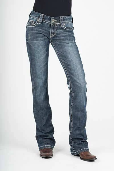 Stetson Ladies 818 Arrow Boot Cut Jeans - Image 7