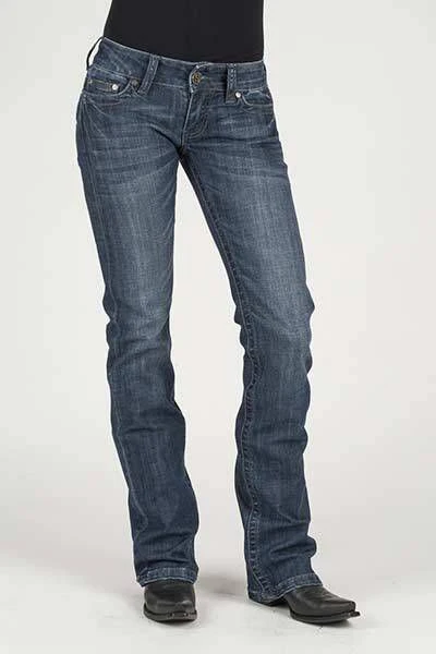 Stetson Ladies Braided Rope Flare Leg Jeans - Image 4