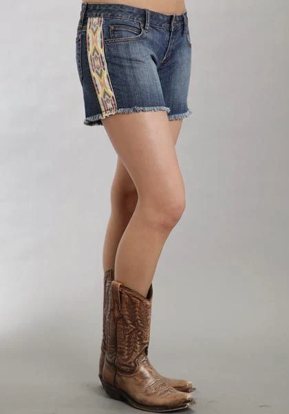 Stetson Ladies Spring Iii Side Panels Shorts 2 Blu