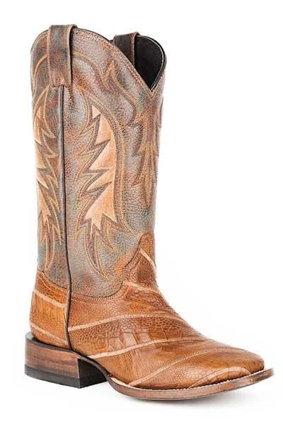 Ostrich Stripes Exotic Boots - Image 2