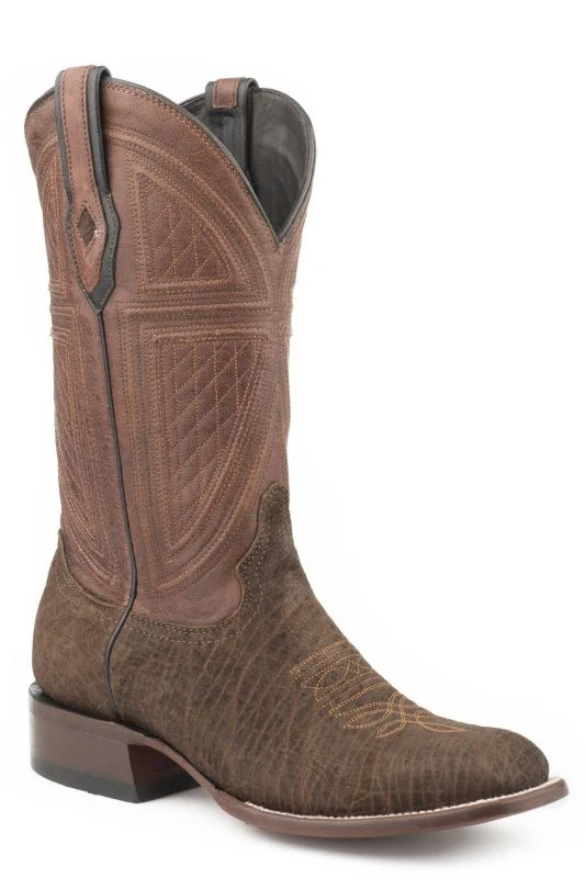 Stetson Mens Plentywood Hippopotamus Cowboy Boots - Image 2