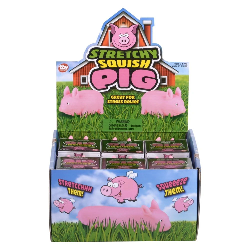 Stretch Squish Pig Fidget Toy - Image 7