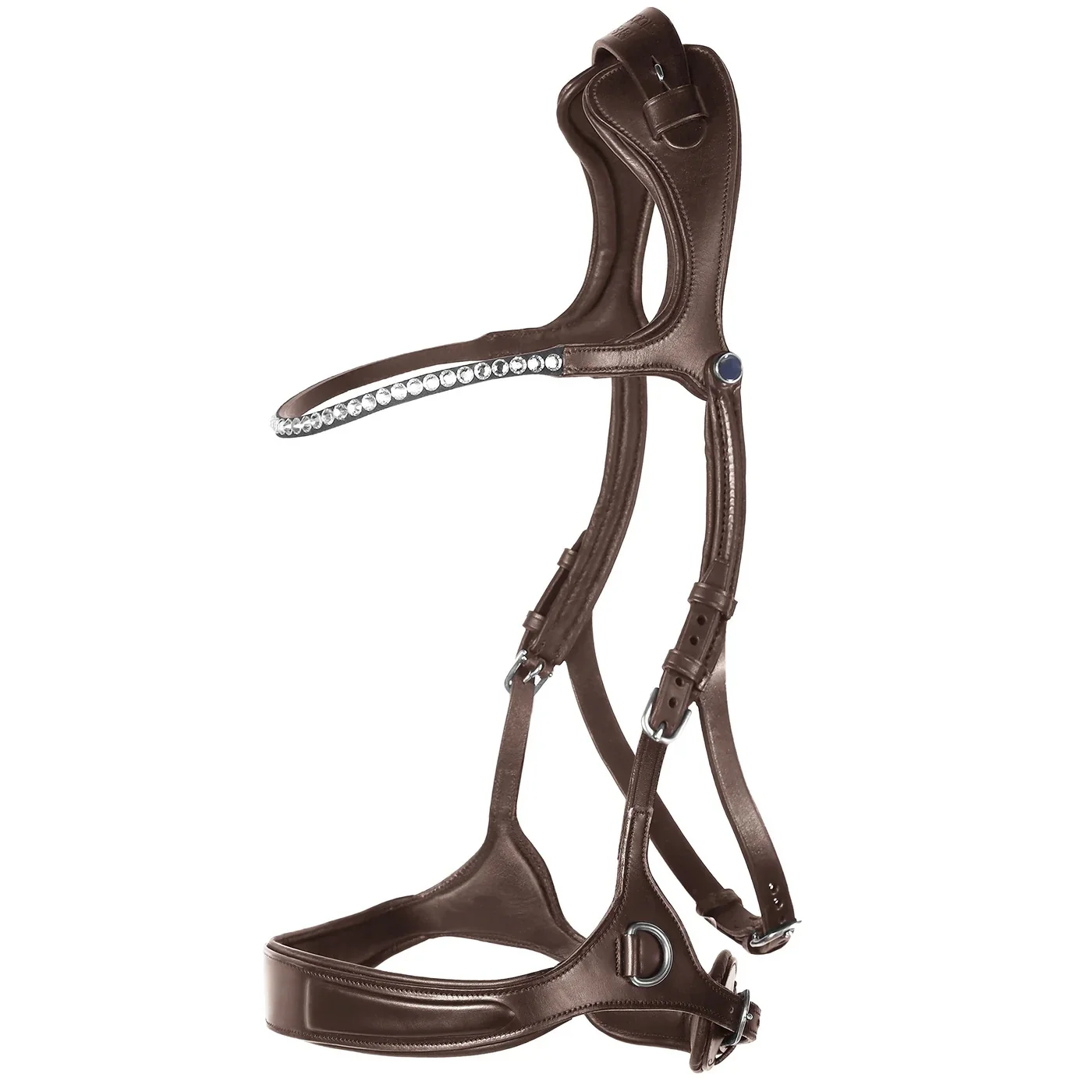 Stubben Freedom II Bitless Bridle with Crystal Browband - Image 2