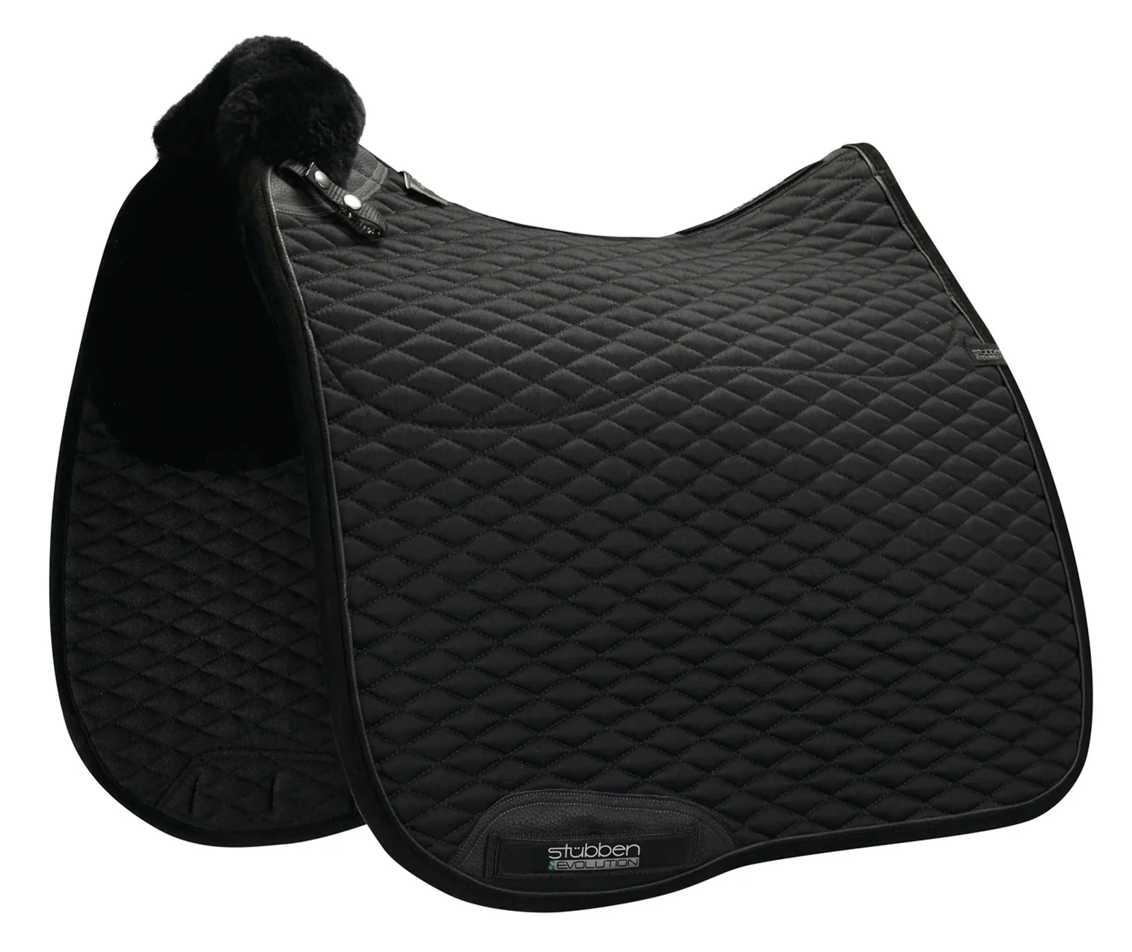 Stubben Streamline Lambswool Dressage Pad Black