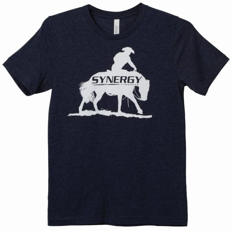 Synergy by Weaver Reining T-Shirt Medium Navy - Image 2