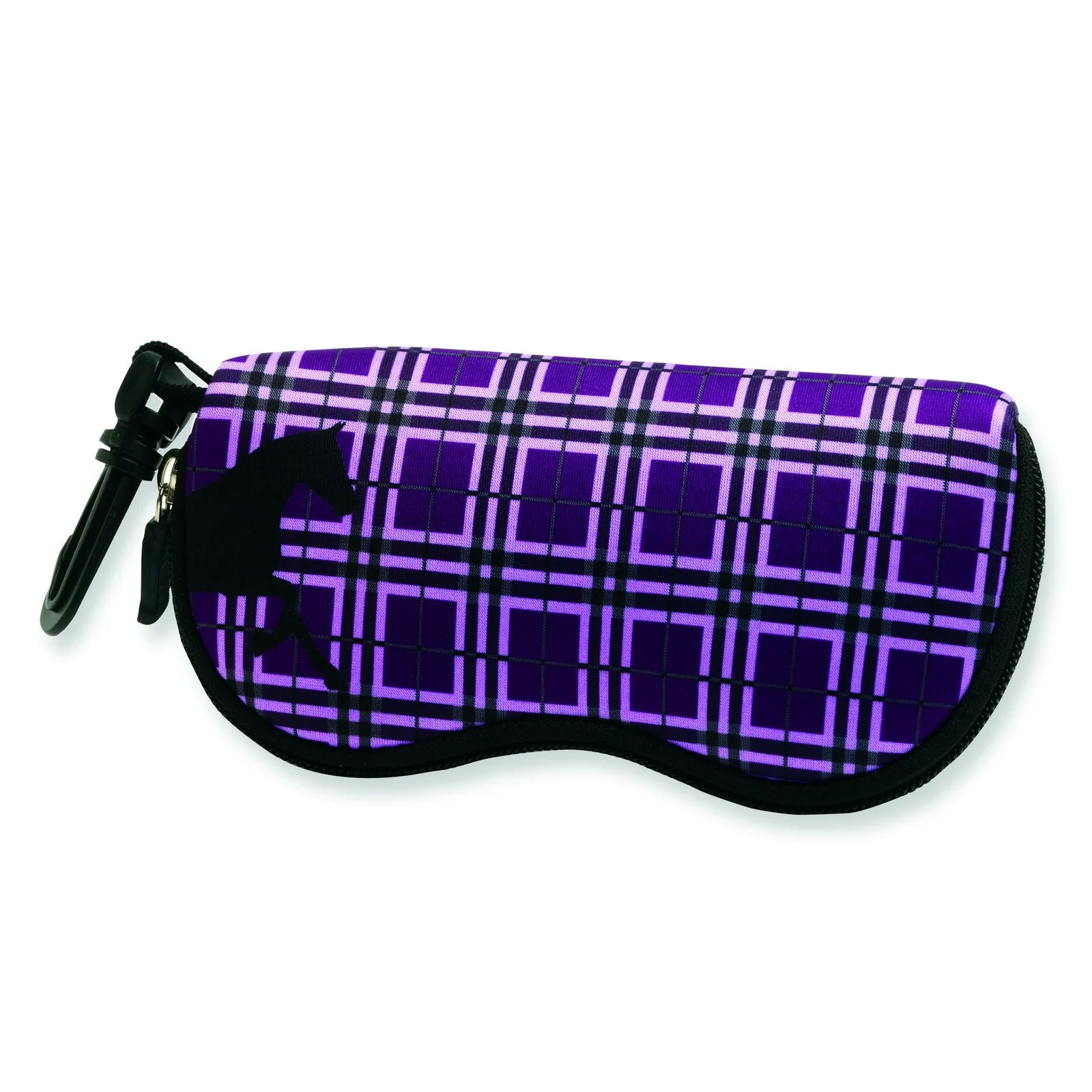 Tek Trek Neoprene Sunglasses Case Plaid