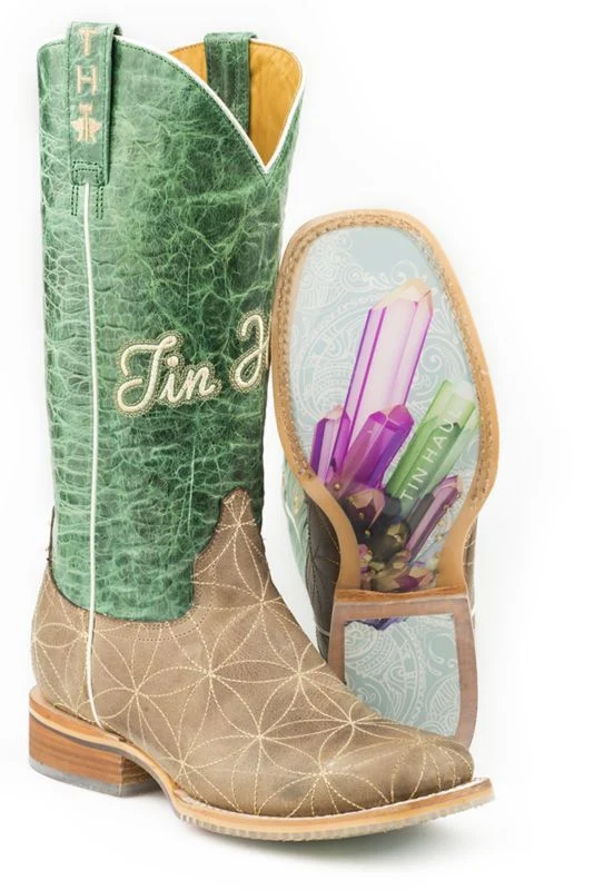 Tin Haul Ladies Flower of Life Boots