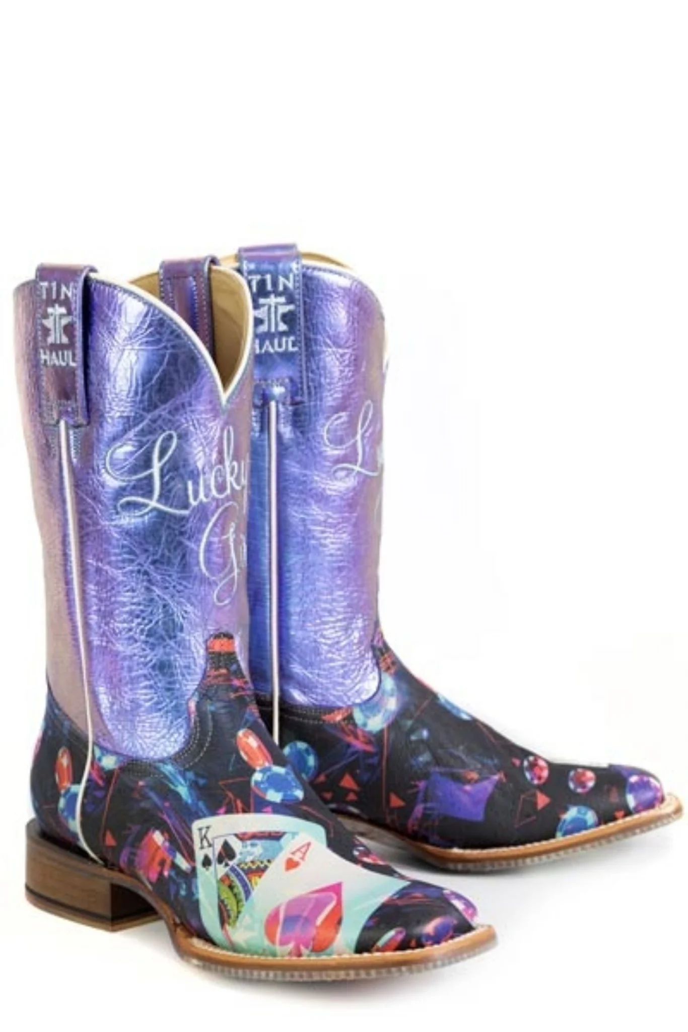 Tin Haul Ladies Lady Luck Square Toe Boots - Image 3