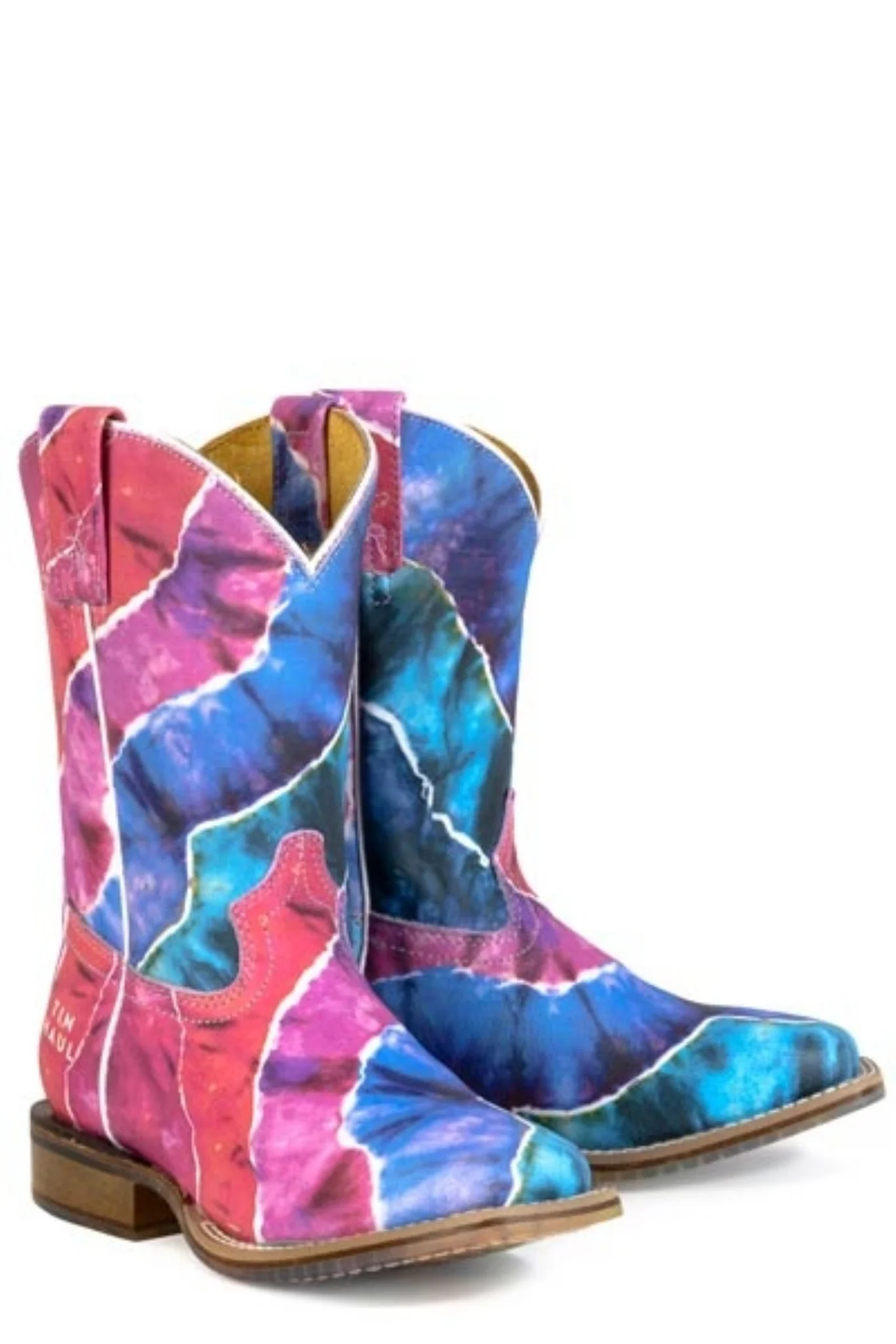 Tin Haul Little Kids Kaleidoscope Square Toe Boots - Image 3