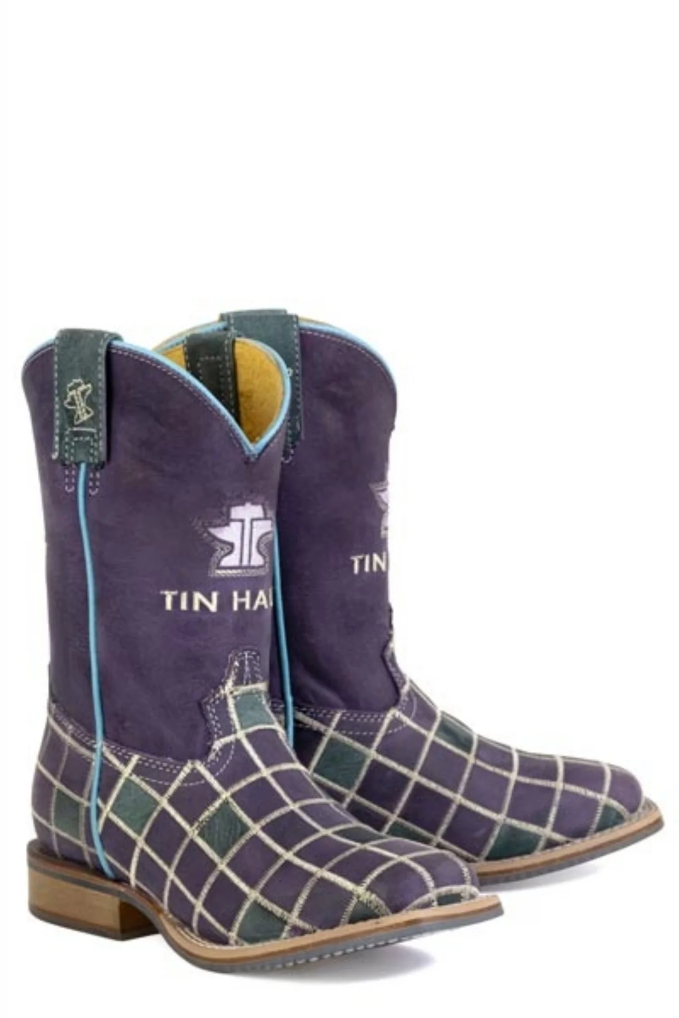 Tin Haul Little Kids Patches Square Toe Boots - Image 3