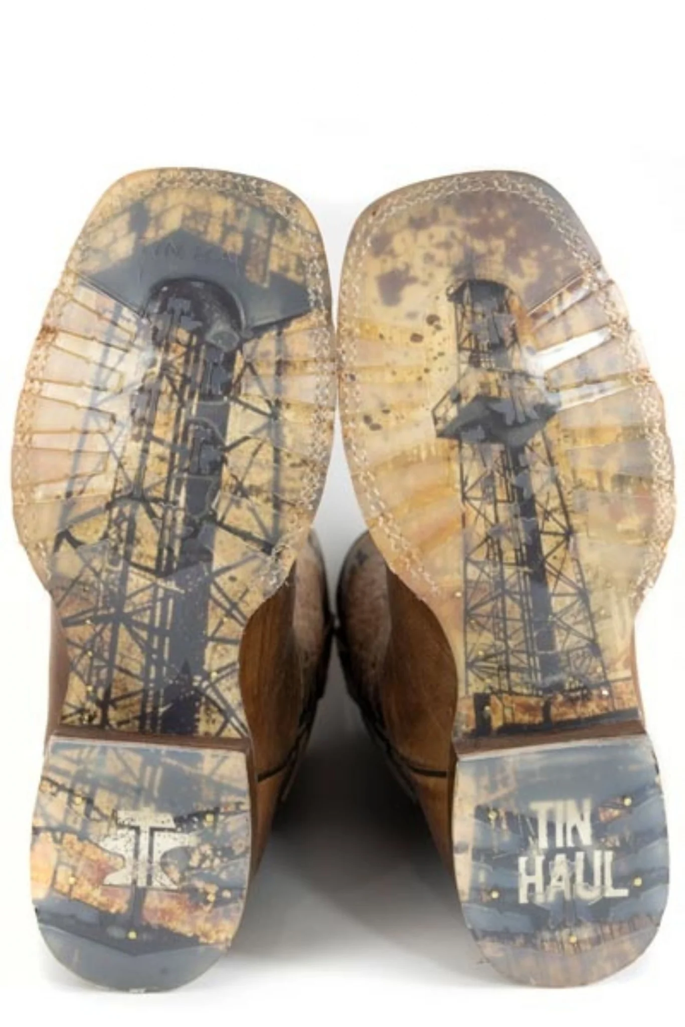 Tin Haul Mens Roughneck Square Toe Boots - Image 2
