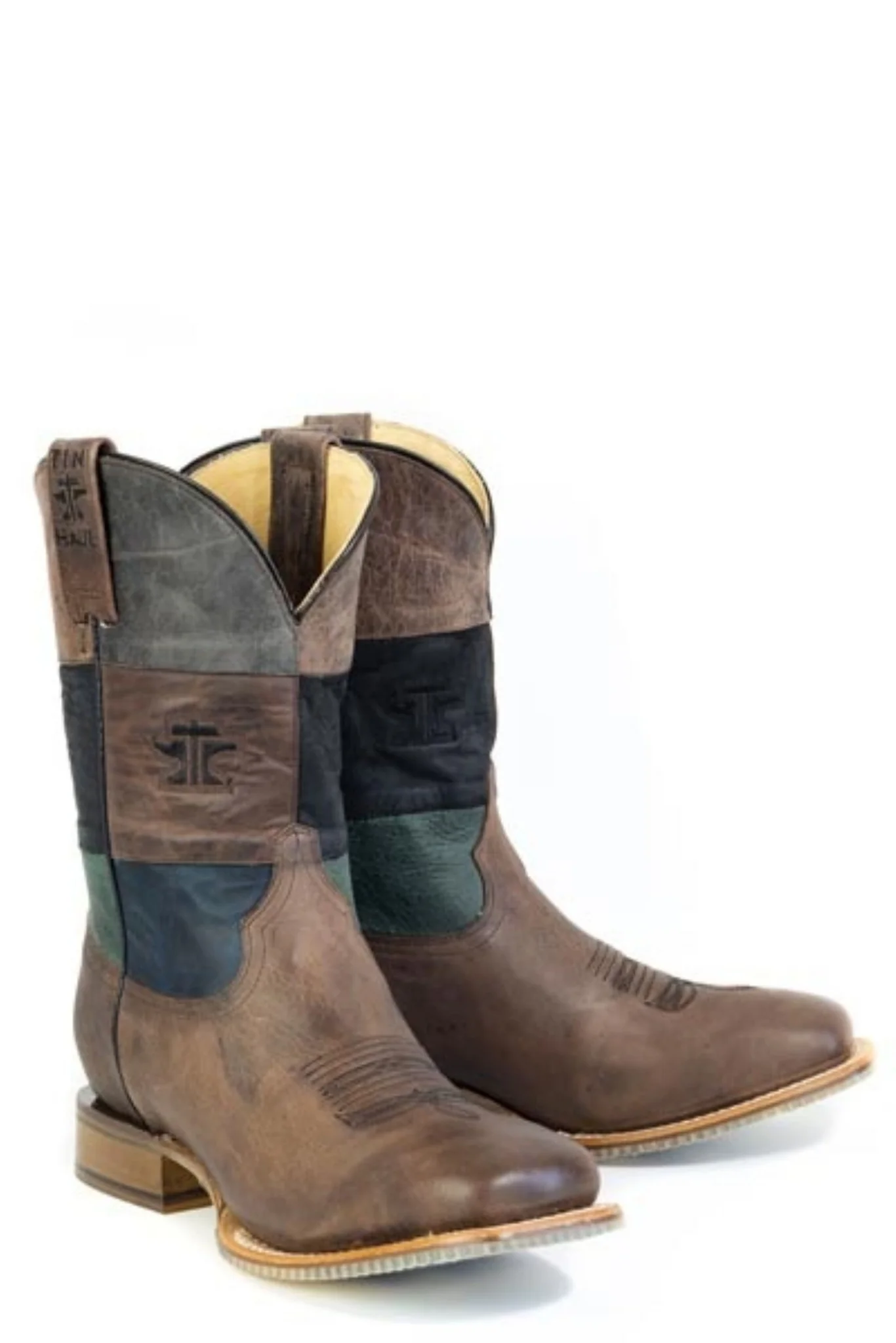 Tin Haul Mens Running Wild Square Toe Boots - Image 3