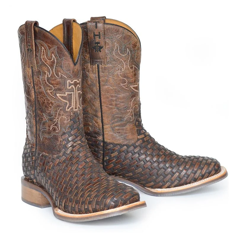 Tin Haul Mens X-Ray Sole SqToe Boots - Image 3