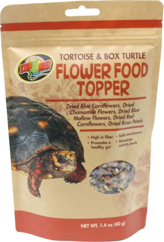 Tortoise And Box Turtle Flower Food Topper .21oz - Image 2