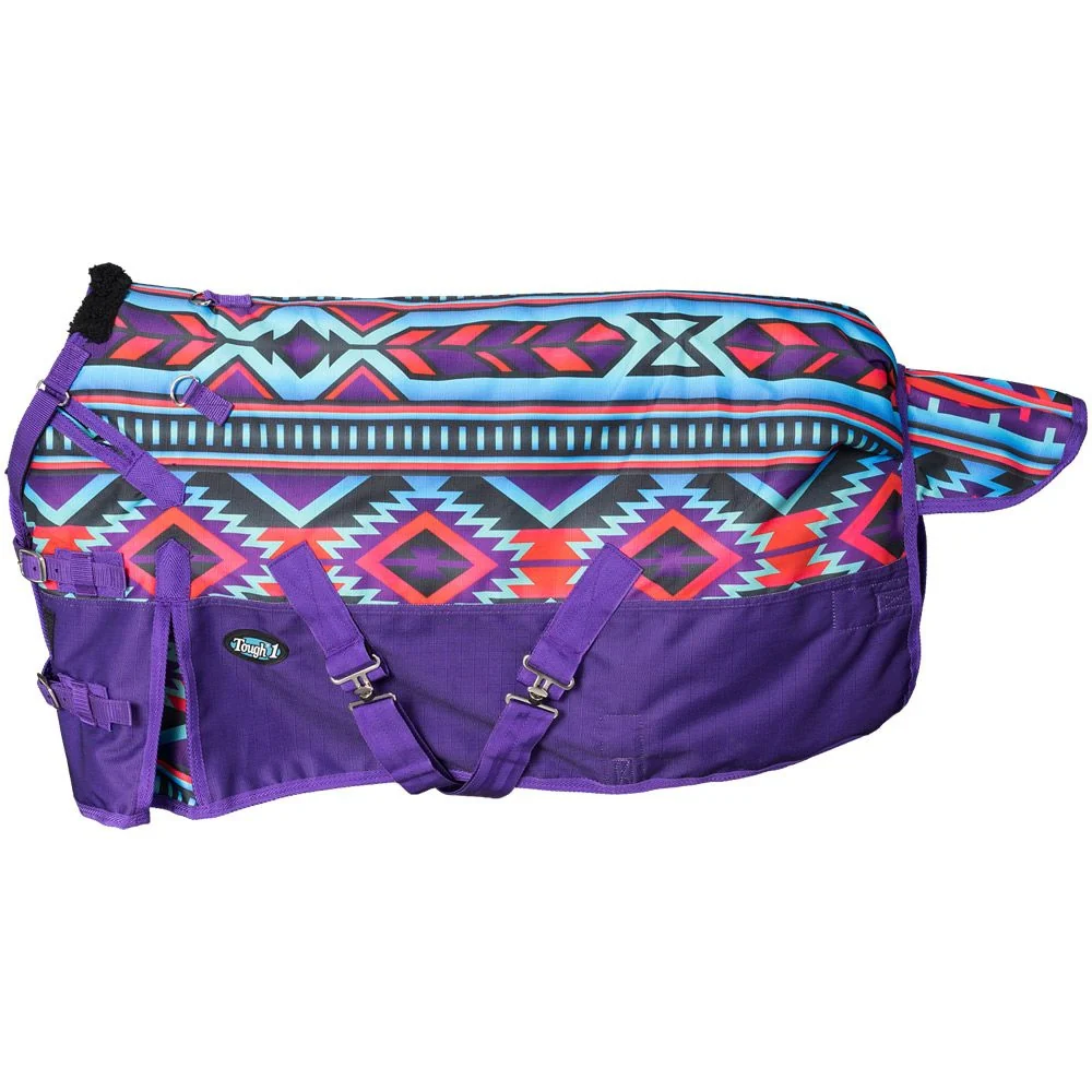 Tough1 1200D Mini Painted Canyon Turnout Blanket with Snuggit - Image 2