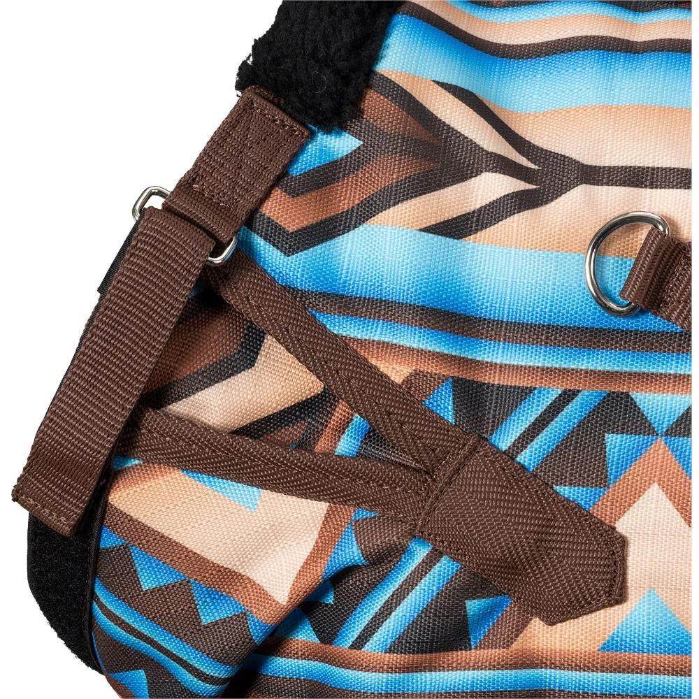 Tough1 1200D Mini Painted Canyon Turnout Blanket with Snuggit - Image 3